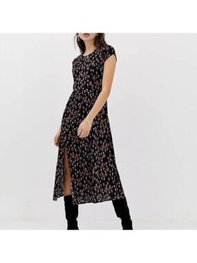 Free People-Corrie midi floral dress-size 0 new without tags